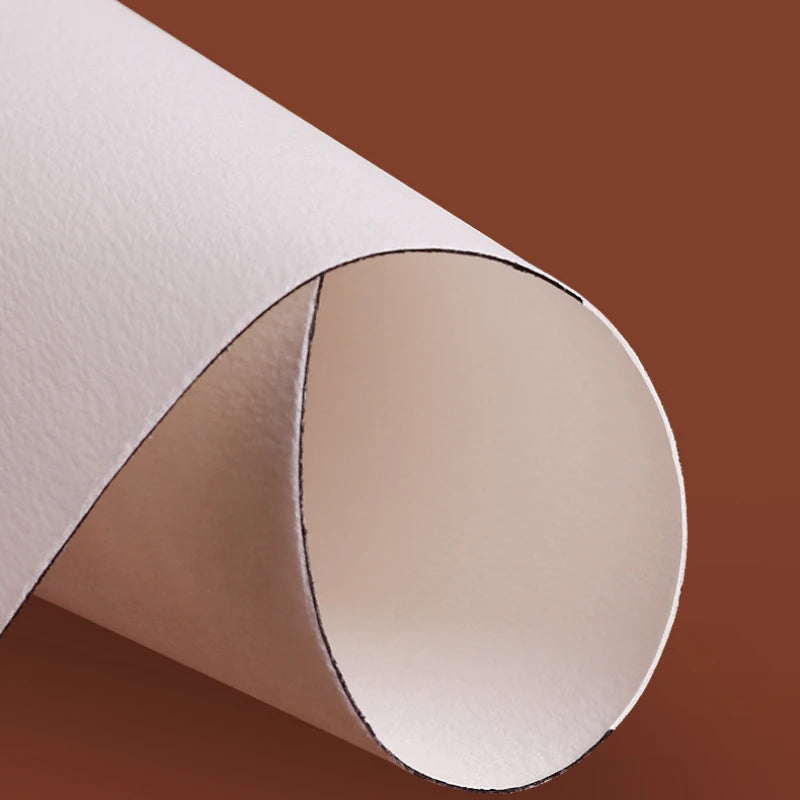 A4/A5 Artist Grade Watercolor Book 300g 100% White Cotton Paste Watercolor Paper Glue Set 12 Sheets Medium Rough Sketchbook