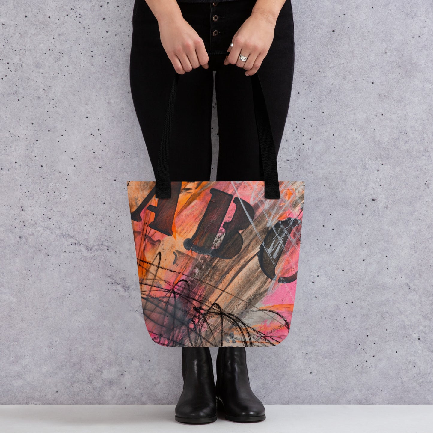 Urban Grunge ABC Tote bag